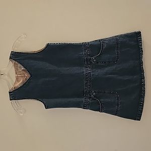L.L. Bean girls denim romper size 10